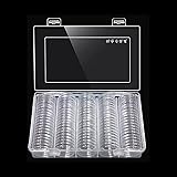 MUDOR 27 mm Coin Capsules for Small Dollar