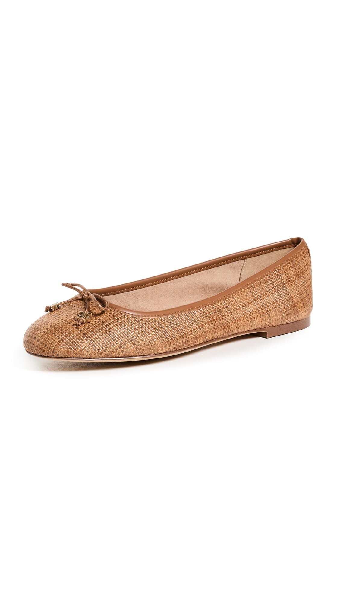 Sam Edelman Felicia Luxe Ballet Flat Cuoio Weave 7.5 Medium