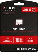 PNY XLR8 Gaming 256GB microSDXC U3 V30 A2 Card 100MB/s Read view 7