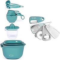 Space Saving Kitchen Gadgets Combo Set for Small Space RV Camping Motorhome, 17 Pieces