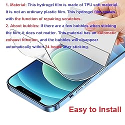 YiiLoxo Hydrogel Film Screen Protector Compatible
