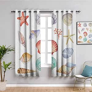 Cortinas opacas para el dormitorio Sala de estar Colección náutica de
