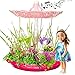 Fairy Garden Craft Kit Advanced Play - Kids Garden Set for Boys and Girls - Grow Your Very Own Magic Flowers and Plants Indoor - Best Creativity Gardening Gift for Kids 3 - 10 Years Old (Pink)