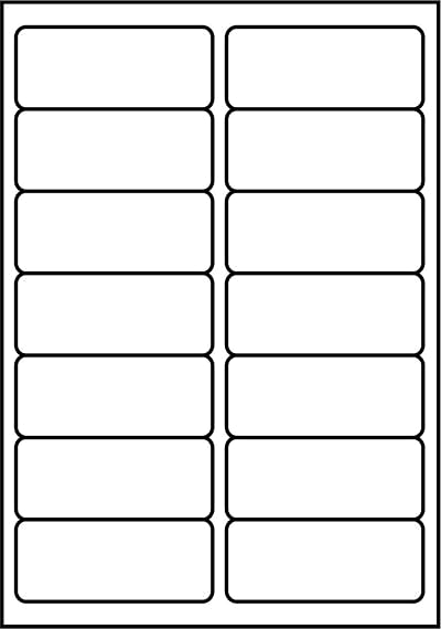 SmithPackaging A4 Self Adhesive Address Labels 1400 99.1 x 38.1 mm