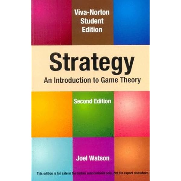 Amazon.com: Strategies and Games, second edition: Theory and