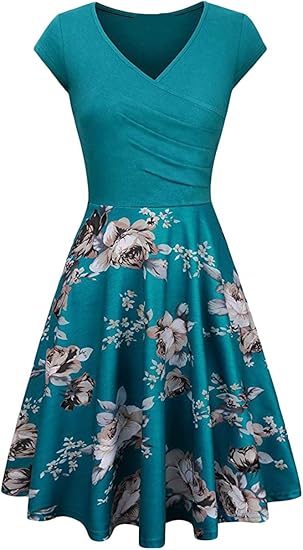 Robe turquoise femme Clearance