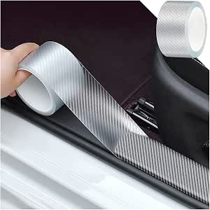2-Pack Carbon Fiber Car Door Edge Guard Film - 3.9 X 118 Inch Anti-Scratch Protector For Most Vehicles - View #12
