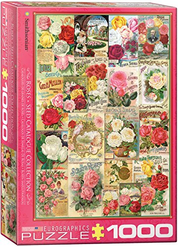 EuroGraphics Roses Smithsonian Seed Catalogues (1000 Piece) Puzzle