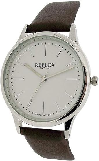 Reflex Reloj Análogo clásico para Hombre de Cuarzo con Correa en PU REF0011