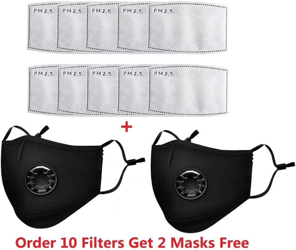PM2.5 Activated Carbon Filter Replaceable Anti Haze Filter Paper for Masks(10 Pcs)