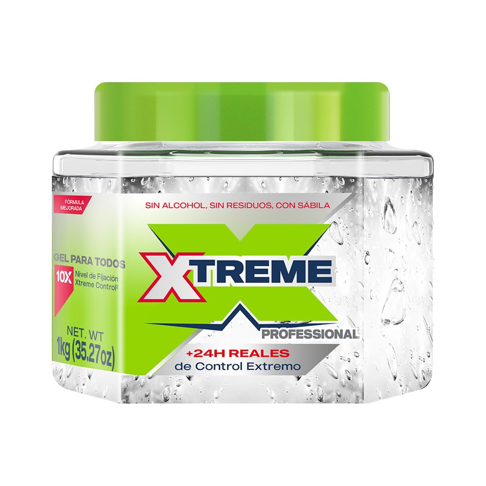 Wet Line Xtreme Professional Mexican Hair Styling Gel Clear Cap 1kg with Aloe Wetline