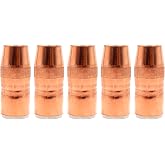 5-PK N-5818C Nozzle Centerfire Large 5/8", 1/8" Recess For Bernard Mig Gun