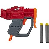 Nerf MicroShots Halo SPNKr - Mini Dart-Firing Blaster and 2 Darts - Collectible Blaster for Halo Video Game Fans Battlers