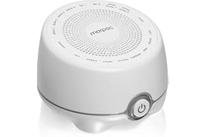 Yogasleep Whish White Noise Sound Machine, 16 Natural & Soothing Sounds, Volume Control for Baby & Adults, Get Office Privacy, Concentration, Sleep Aid, Compact for Easy Travel, Essentials for Nursery