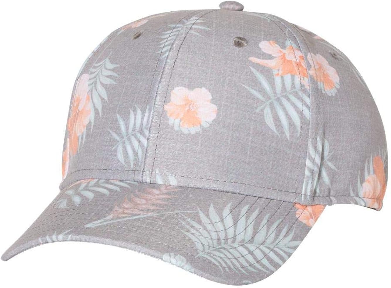tropical print hat