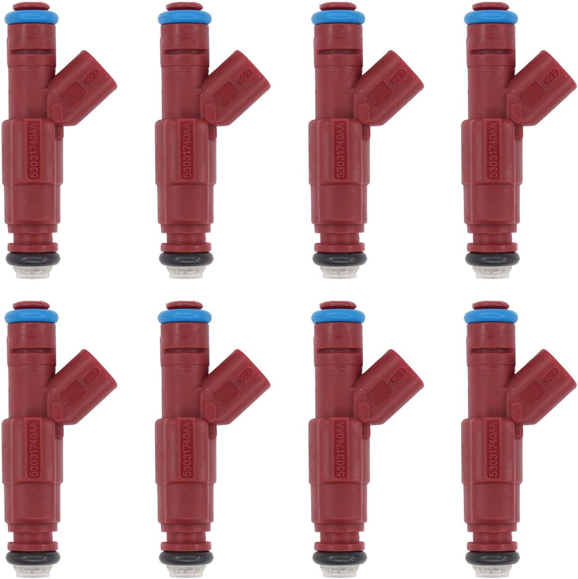 XtremeAmazing Pack of 8 Fuel Injectors 1 Hole 0280155934