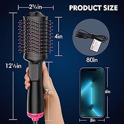Blow Hair Dryer Brush One-Step Hot Air Brush and