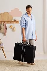 BabyBjörn Travel Cot Light Silver with Fitted Sheet Organic Cotton view 7