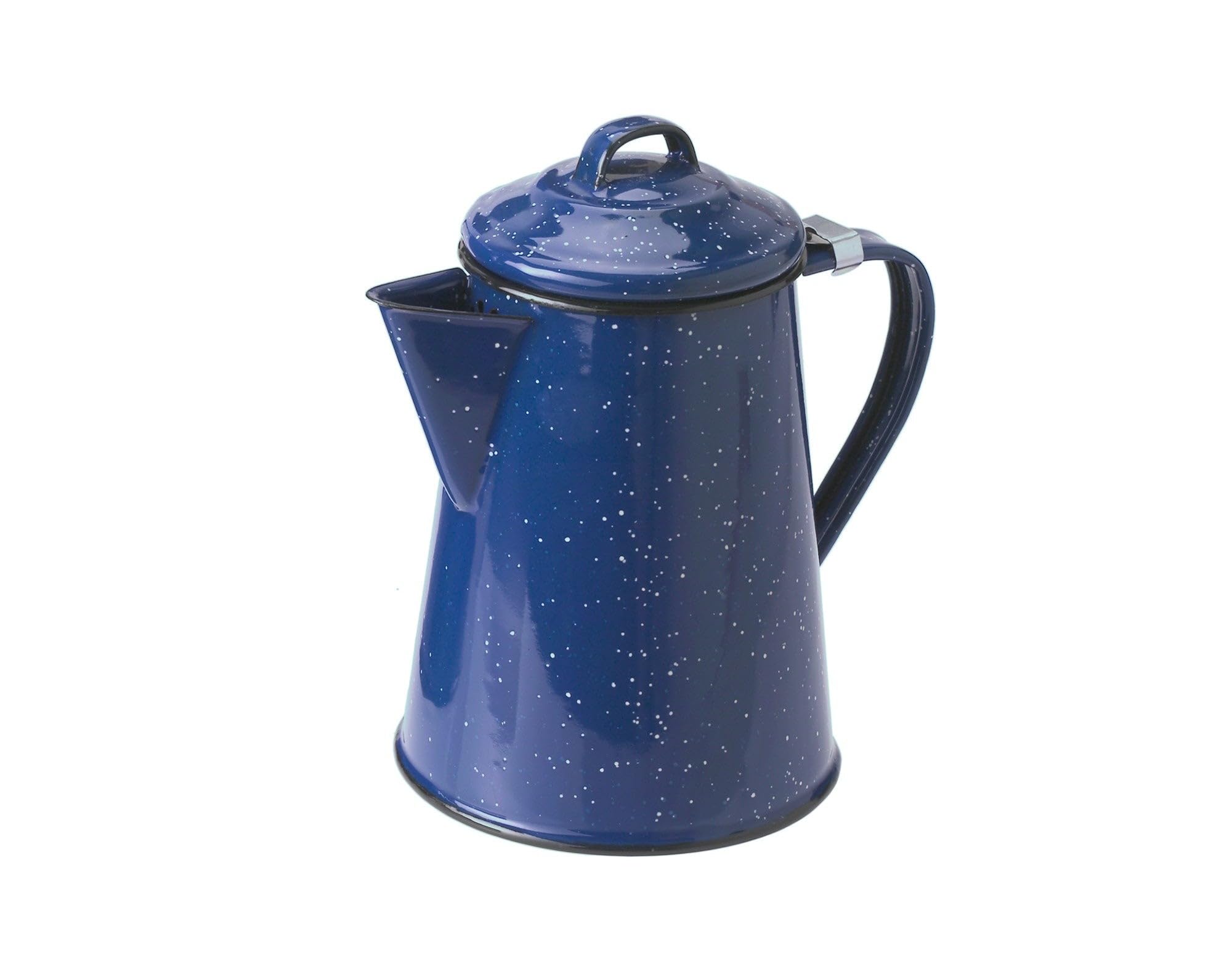 GSI Outdoors Enamel Coffee Pot to Store Hot Coffee, Tea for Camping & Farmhouse - 6 Cup