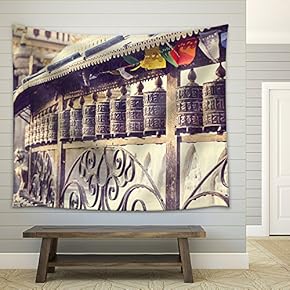 Prayer Stones - Fabric Wall Tapestry Home Decor - 51x60 inches