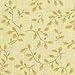 108'' Wide Quilt Backing Folio Vines Pale Yellow, Fabric by the Yard