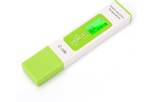 Digital Salinity Tester Water Quality Tester, Portable 5 in 1 Water TDS, EC, Salinity,Temperature Seawater Testing Meter Salt