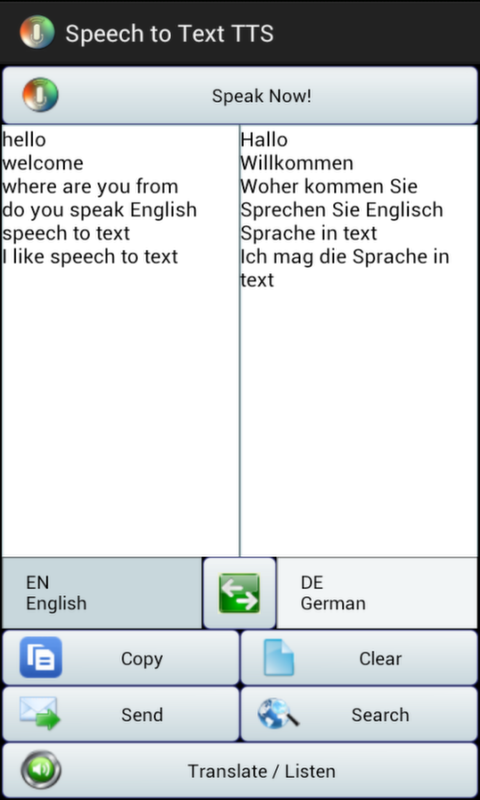 Amazon Com Speech To Text Translator Tts Appstore For Android