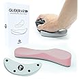Reloot Glider v2 - Ergonomic Gliding Palm Rest, Soft Cooling Material, Sliding Wrist Pad That Moves with Your Mouse, Physician Designed for Carpal Tunnel Syndrome, Lightweight Wrist Rest (Pink)