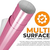 vgoltd Gloss Self-Adhesive Vinyl Wrap Baby Pink 90 x 1000 cm view 4