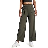 Libin Women's Wide Leg Dress Pants High Waisted Stretch Work Casual Sweatpants Trousers with Pockets