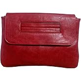 NIGEDU Women Handbags PU Leather Female Clutch Handbag Messenger Bag Large Solid High Capacity