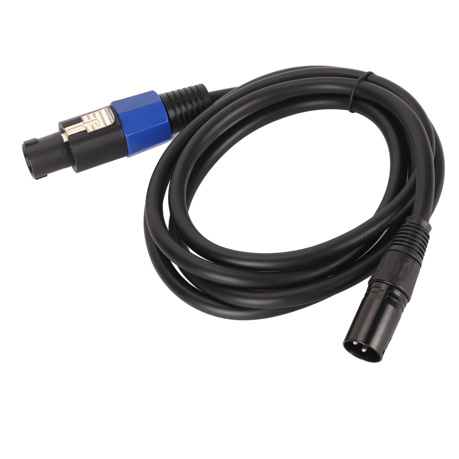 Yunseity 5.9ft PVC SpeakOn Male to 3 Pin XLR Male Extension Cord, DJ PA Gig Stage 3 Pin Microphone Wire