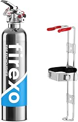 Firexo All in One 500ml Stainless Steel Fire Extinguisher Chrome view 3