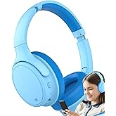 INFURTURE Active Noise Cancelling Headphones, Kids Bluetooth Headphones Wireless Over Ear Headphone, 85/94dB Volume Limited, 50H ANC & 90H Normal Playtime,for Airplane/Train/Auto/idea Gift