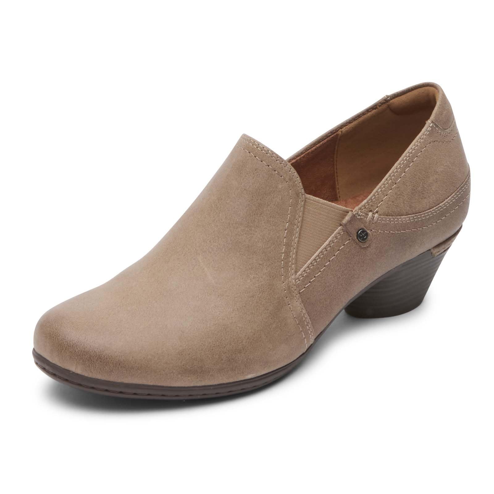 Cobb Hill Laurel V Shootie Women’s Slip On, 11 2A(N) US, Taupe