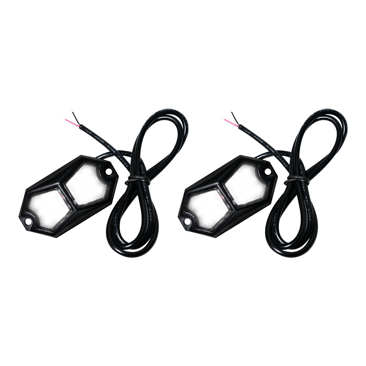Photo 1 of GZ5CG Led Lights White 2 Pods Wide Angle Waterproof Aluminum 12V 24V for Rock Light, Reverse Light, Courtesy, Dome, Engine Bay, Motorcycle Underglow, Trunk, Truck Bed, RV Step, Boat Golf Cart Interior