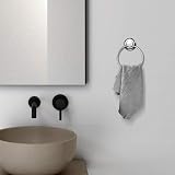 MaxHold No-Drill Suction Towel Ring Vacuum System Stainless Steel Never Rust view 7