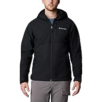Columbia Men's Ascender II Softshell Jacket - Water-Repellent, Wind-Resistant Hooded Rain Jacket, Regular Fit