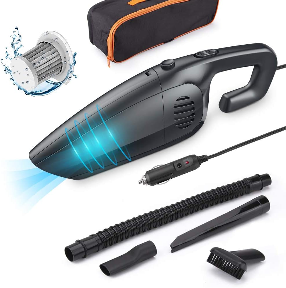 Car Vacuum,CCJK Corded Handheld Car Vacuum Cleaner,7000Pa Powerful