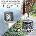 KORJO Solar Lights Outdoor Led Flickering Flame Torch Lights Solar Powered Hanging Lanterns Decorative Landscape Lights for Pathway Garden Deck Holiday Party, Auto On/Off, Waterproof [2 Pack]