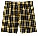 Mens Soft & Cozy Plaid Flannel Pajama Boxer Shorts . Young Mens Sizes: XS-4XL