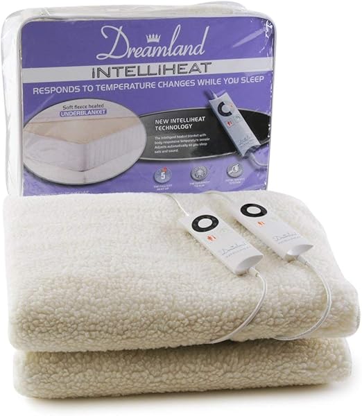 Dreamland Intelliheat Fleecy Heated King Size Under Blanket Amazon.co.uk Kitchen & Home Dreamland Intelliheat Fleecy Heated King Size Under Blanket Amazon.co.uk Kitchen & Home