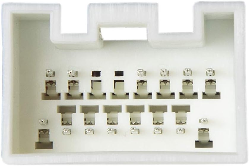 Scosche FD16B Wire Harness to Connect an Aftermarket Stereo Receiver for Select 1998-2009 Ford Vehicles, White: Car Electronics