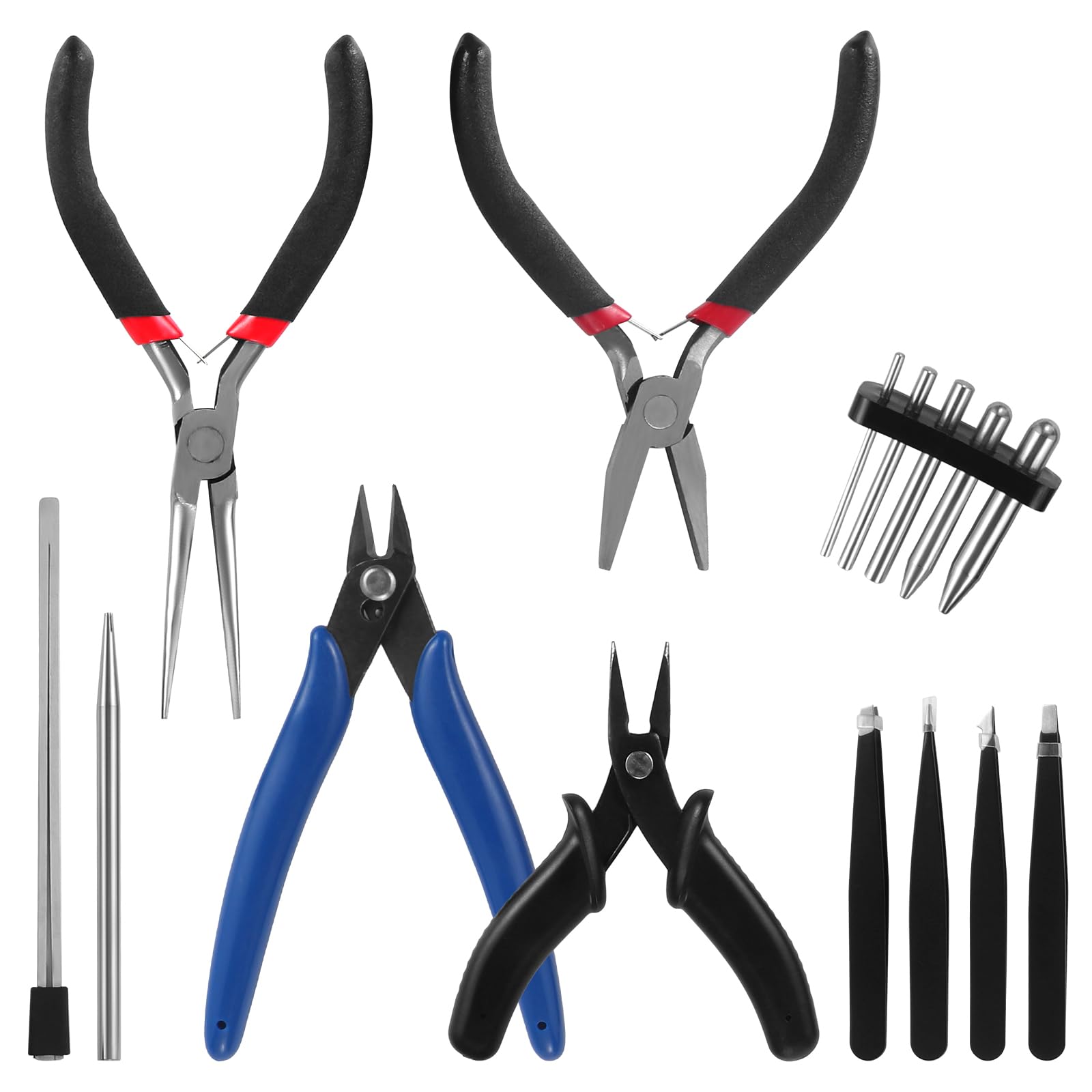 Coptiner 15PCS Gundam Model Tools Kit, Craft Set Model, Hobby Basic Tools for Gundam Model Building, Repairing and Fixing, Arts and crafts