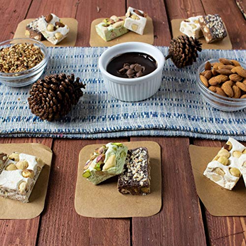 Giusto Sapore Torrone Bar 3.5oz - 5 Pack - Premium Gluten Free Dessert Brand - Imported from Italy and Family Owned (Pistachio, 5 Pack) - Thumbnail 4