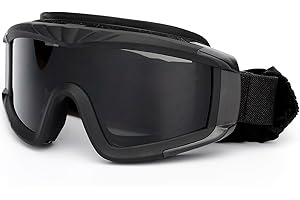 SPOSUNE Airsoft Goggles Anti Fog Army Tactical Goggles with 3 Interchangeable Lens UV400 Protection Airsoft Desert Goggles