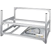 Baseltek 6 GPU Aluminum Mining Rig Open Air Frame Case