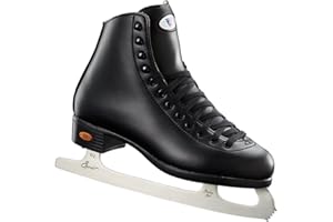 Riedell 10 Opal Ice Skates - Recreational Youth Ice Skates with Stainless Steel Spiral Blade