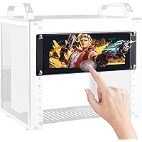 GeeekPi 7.84 inch 1280x400 LCD Touch Screen 2U Rack Mount Monitor for DeskPi RackMate T0/T1/T2 Server Cabinet