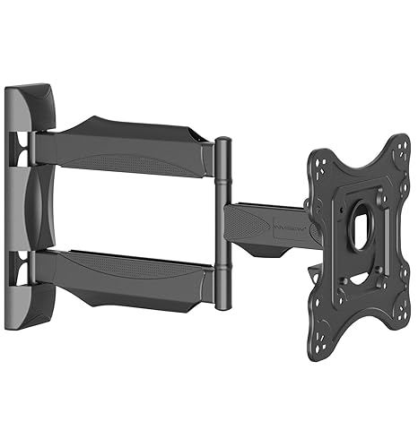 Invision® Ultra-dünne TV Wandhalterung mit 20 Zoll Auslegerarm / 1,8-Zoll Wandprofil Neig- und Schwenkbar für die Meisten 26-